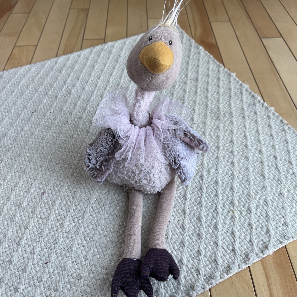 (Moulin Roty- Petunia the Ostrich (18")  Plush Bird